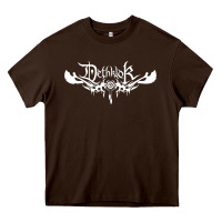 Chocolate Brown dethklok Heavy Core Tee - linhVisuals