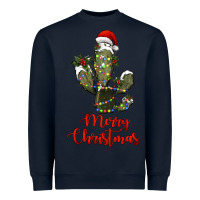 Navy merry christmas cactus Heavyweight Sweatshirt - RanaPortraitStore