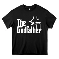 Black godfather Heavy Core Tee - linhVisuals
