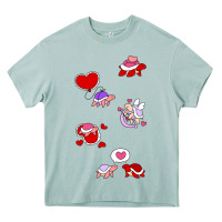 Arona valentines day turtles Heavy Core Tee - linhVisuals
