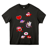 Asphalt valentines day turtles Heavy Core Tee - linhVisuals