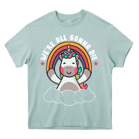 Arona we're all gonna die funny cute unicorn Heavy Core Tee - linhVisuals