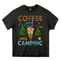 Asphalt Coffee And Camping Frappe Heavy Core Tee - FaDigitalArtStudio