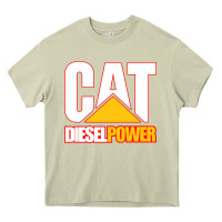 Mossy cat diesel power Heavy Core Tee - linhVisuals