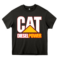 Asphalt cat diesel power Heavy Core Tee - linhVisuals