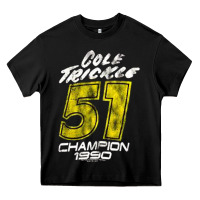 Black cole trickle Heavy Core Tee - linhVisuals