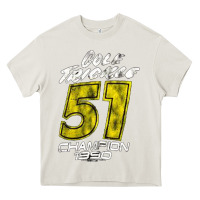 Cream cole trickle Heavy Core Tee - linhVisuals