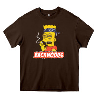 Chocolate Brown backwoods tshirt Heavy Core Tee - linhVisuals