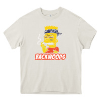 Cream backwoods tshirt Heavy Core Tee - linhVisuals