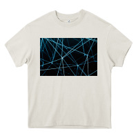 Cream network background Heavy Core Tee - linhVisuals