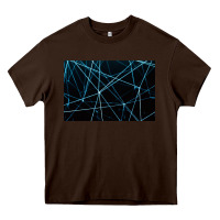 Chocolate Brown network background Heavy Core Tee - linhVisuals