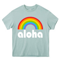 Arona Aloha Rainbow Hawaii 808 Island Hawaiian Heavy Core Tee - linhVisuals