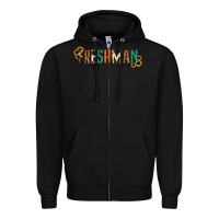 Black freshman Zipper Hoodie - Jasminsmagicworld