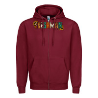 Burgundy freshman Zipper Hoodie - Jasminsmagicworld