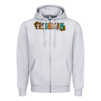 Heather Grey freshman Zipper Hoodie - Jasminsmagicworld