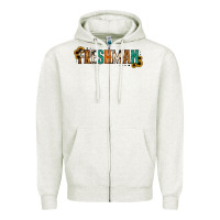 Oatmeal Heather freshman Zipper Hoodie - Jasminsmagicworld