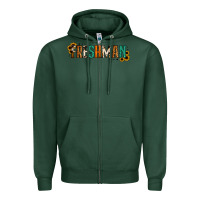 Sports Green freshman Zipper Hoodie - Jasminsmagicworld