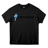 Black Specialized Bikes Bicycle Heavy Core Tee - linhVisuals