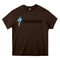 Chocolate Brown Specialized Bikes Bicycle Heavy Core Tee - linhVisuals