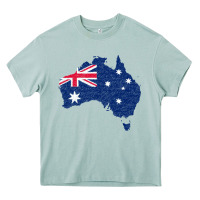Arona Australia Map Flag Drawing Line Art Heavy Core Tee - linhVisuals