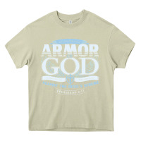 Mossy armor of god bible verse scripture Heavy Core Tee - linhVisuals