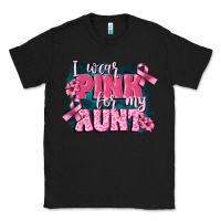 Black i wear pink for my aunt Classic Tee - FaDigitalArtStudio