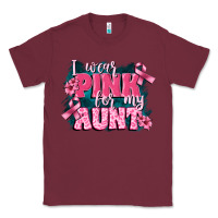 Burgundy i wear pink for my aunt Classic Tee - FaDigitalArtStudio