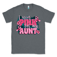 Charcoal Heather i wear pink for my aunt Classic Tee - FaDigitalArtStudio