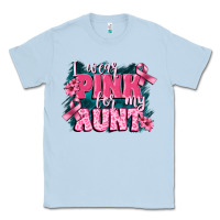Dusty Blue i wear pink for my aunt Classic Tee - FaDigitalArtStudio