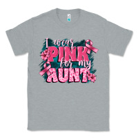 Heather Grey i wear pink for my aunt Classic Tee - FaDigitalArtStudio