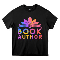 Black book author funny author book writing Heavy Core Tee - linhVisuals