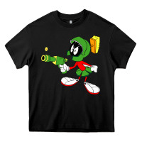 Black marvin the martian Heavy Core Tee - linhVisuals