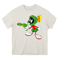 Cream marvin the martian Heavy Core Tee - linhVisuals