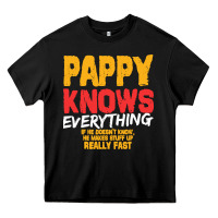 Black pappy knows everything Heavy Core Tee - linhVisuals