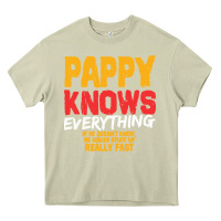 Mossy pappy knows everything Heavy Core Tee - linhVisuals