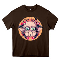 Chocolate Brown mac Heavy Core Tee - linhVisuals