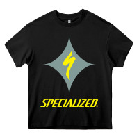 Black Specialized Bikes Bicycle Heavy Core Tee - linhVisuals
