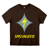 Chocolate Brown Specialized Bikes Bicycle Heavy Core Tee - linhVisuals