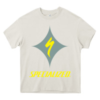 Cream Specialized Bikes Bicycle Heavy Core Tee - linhVisuals