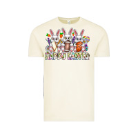 Vintage Arctic Happy Easter Spot Rabbit Vintage Tee - CowhideDigitalArt
