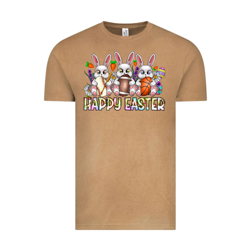 Happy Easter Spot Rabbit Vintage Tee by CowhideDigitalArt | Teevron