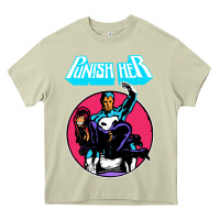 Superhero Punish Her Heavy Core Tee | Teevron