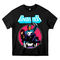 Black superhero punish her Heavy Core Tee - linhVisuals