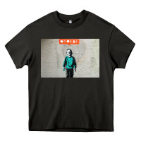 Asphalt banksy nobody likes me boy Heavy Core Tee - linhVisuals