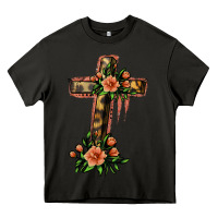 Asphalt Flower Cross Heavy Core Tee - Jasminsmagicworld
