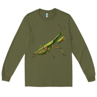 Army Green mantis Long Sleeve Tee - LillyAllenDesigns