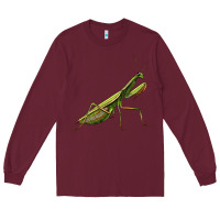 Burgundy mantis Long Sleeve Tee - LillyAllenDesigns