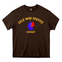 Chocolate Brown cold war service germany cold war Heavy Core Tee - linhVisuals