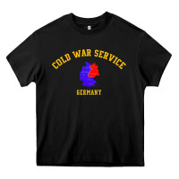 Black cold war service germany cold war Heavy Core Tee - linhVisuals