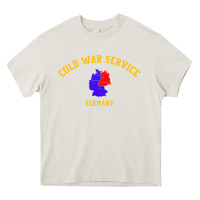 Cream cold war service germany cold war Heavy Core Tee - linhVisuals